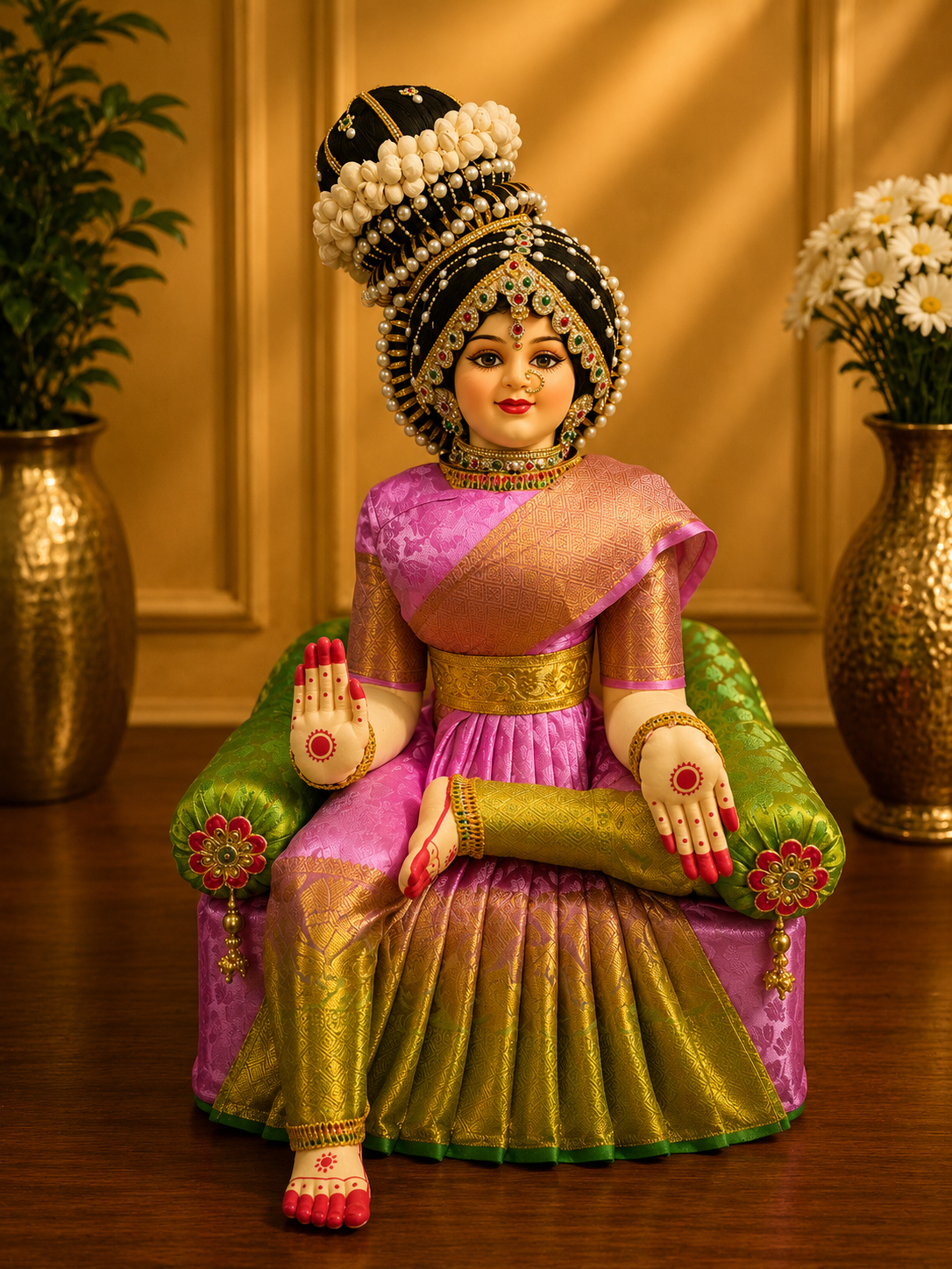 shimahasanam Amman doll with Spl face
