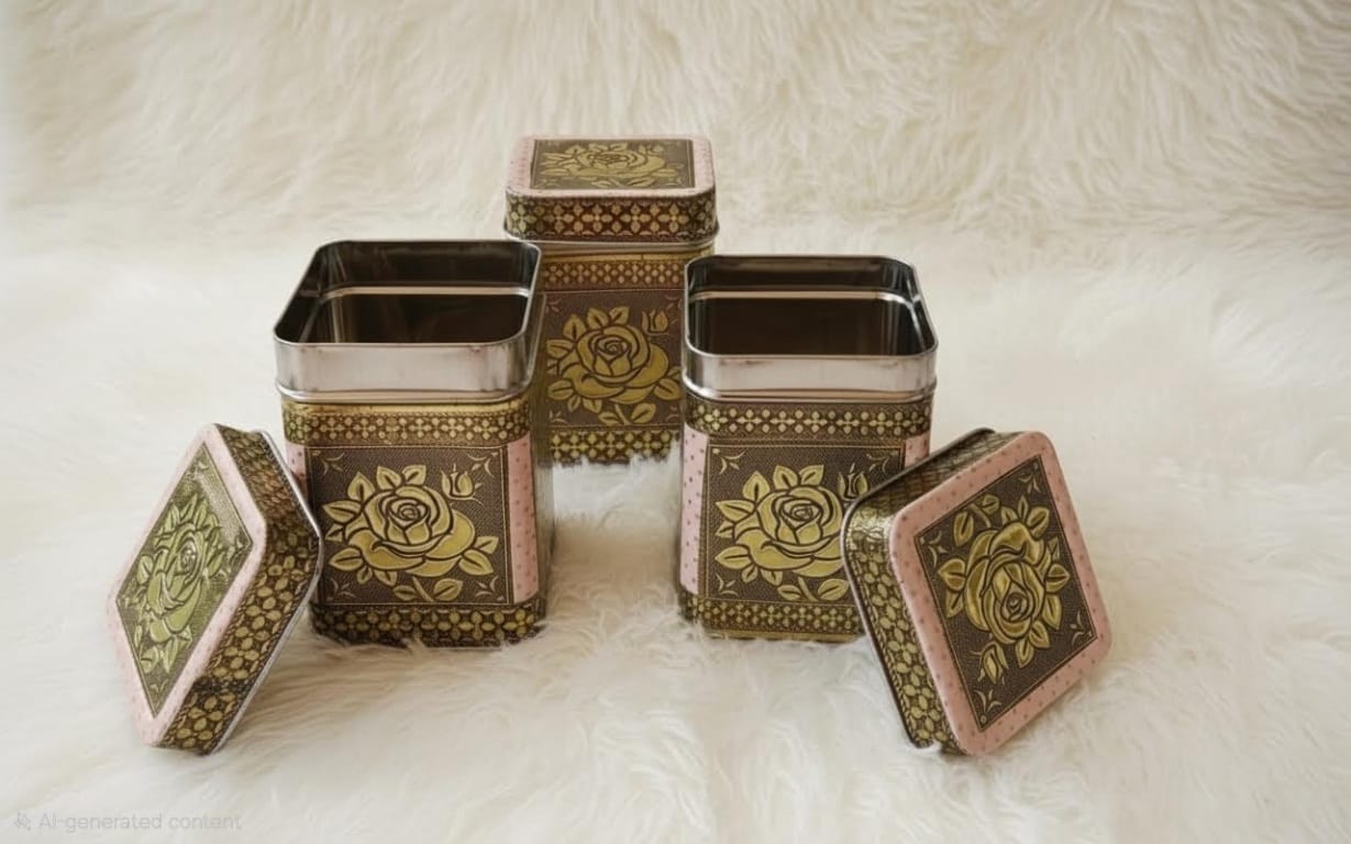 Meenakari Storage Box 5inch 