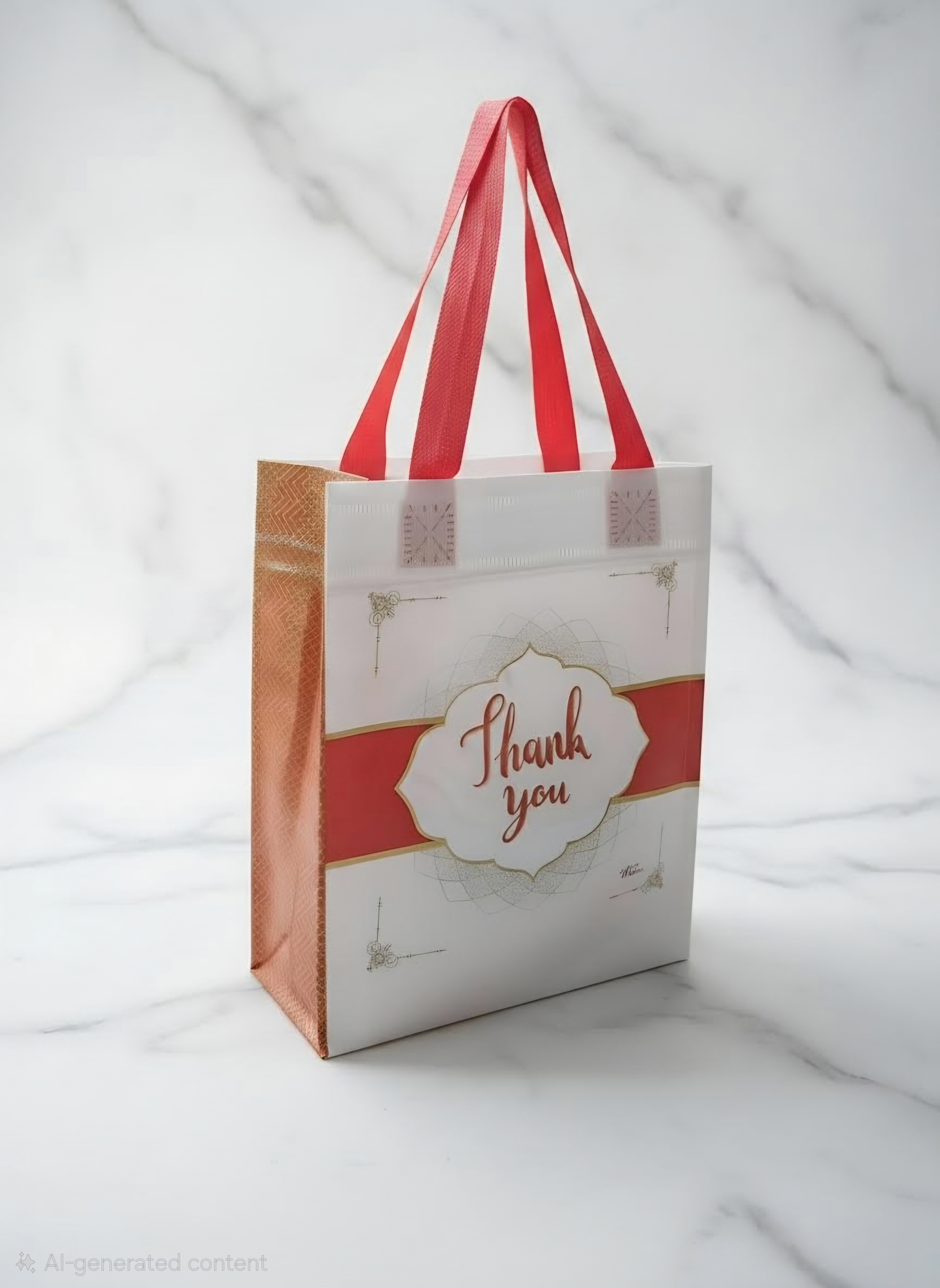 Pvc Thank you bag 7*9