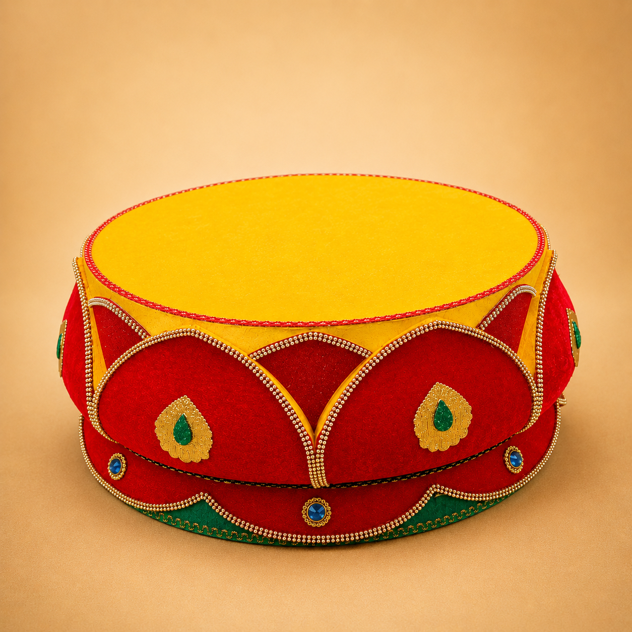 thermocol lotus stand